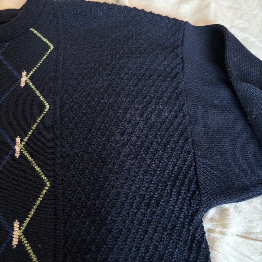 Vintage Kellerman Sweater Diamond Argyle Pattern … - image 4